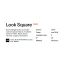 Aplice, corpuri de iluminat pentru pereti - Aplica de perete LOOK AP2 SQUARE D60 H150 OTTONE