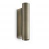 Aplica de perete LOOK LED AP2 ROUND D30 H150 ON-OFF OTTONE 3000K 