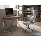 Scaune Birou cu role - Scaun de birou modern Grey fabric