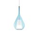 Pendule, Lustre suspendate - Lustra, Pendul din sticla KALIQUE-3 SP1 D18 AZZURRO
