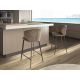 Scaune Bar - Scaun de bar LUX design italian Brown marbled