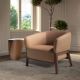 Fotolii - Fotoliu LUX design italian, Piele Naturala, Brown