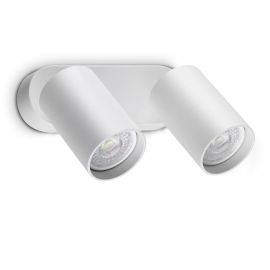 Aplice cu Spot - Aplica de perete DYNAMITE AP2 ROUND BIANCO