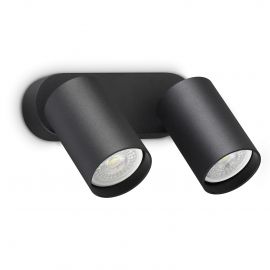 Aplice cu Spot - Aplica de perete DYNAMITE AP2 ROUND NERO