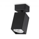 Spot aplicat tavan DYNAMITE AP1 SQUARE NERO