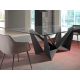Mese dining - Masa dining design LUX Rectangular Black Steel 200x95cm