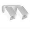 Aplica de perete DYNAMITE AP2 SQUARE BIANCO