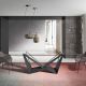 Mese dining - Masa dining design LUX Rectangular Black Steel 220x95cm