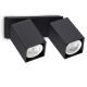 Aplica de perete DYNAMITE AP2 SQUARE NERO