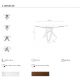 Mese dining - Masa dining moderna design original si inovativ Round 140cm