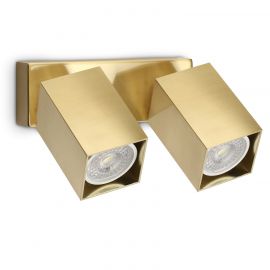 Aplice cu Spot - Aplica de perete DYNAMITE AP2 SQUARE OTTONE