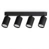 Plafoniera DYNAMITE PL4 LINEAR ROUND NERO