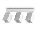 Plafoniera DYNAMITE PL3 LINEAR SQUARE BIANCO