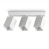 Plafoniera DYNAMITE PL3 LINEAR SQUARE BIANCO