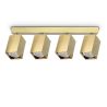 Plafoniera DYNAMITE PL4 LINEAR SQUARE OTTONE