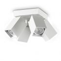 Plafoniera DYNAMITE PL4 SQUARE BIANCO