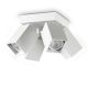 Plafoniere cu spoturi, Spoturi aplicate - Plafoniera DYNAMITE PL4 SQUARE BIANCO