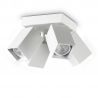 Plafoniera DYNAMITE PL4 SQUARE BIANCO