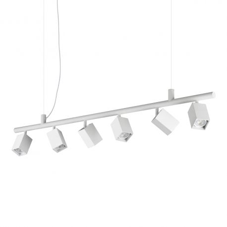Pendule, Lustre suspendate - Lustra suspendata DYNAMITE SP6 SQUARE BIANCO