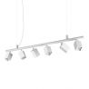 Lustra suspendata DYNAMITE SP6 SQUARE BIANCO