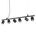 Lustra suspendata DYNAMITE SP6 SQUARE NERO