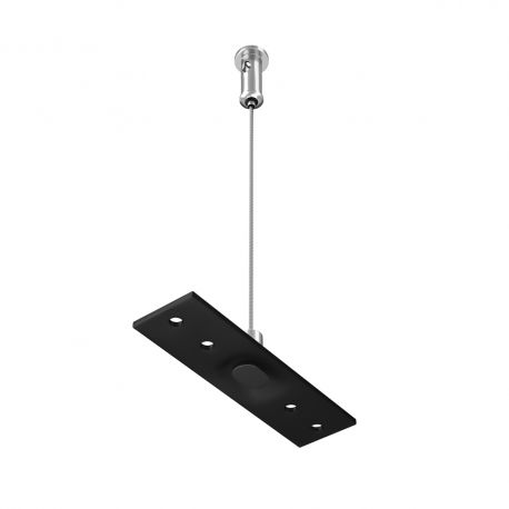 Accesorii iluminat - Accesoriu, Kit negru suspendare pentru sina magnetica Exility