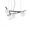 Lustra suspendata moderna ATLAS SP4 NERO