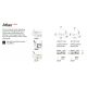 Pendule, Lustre suspendate - Lustra suspendata moderna ATLAS SP4 NERO