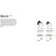 Plafoniere - Plafoniera moderna BLOOM PL1 D30 NERO