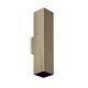 Aplice, corpuri de iluminat pentru pereti - Aplica de perete ambientala LOOK AP2 SQUARE D60 H300 BRUNITO