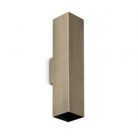 Aplice, corpuri de iluminat pentru pereti - Aplica de perete ambientala LOOK AP2 SQUARE D60 H300 BRUNITO