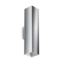 Aplice, corpuri de iluminat pentru pereti - Aplica de perete ambientala LOOK AP2 SQUARE D60 H300 CROMO