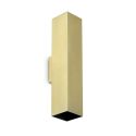 Aplica de perete ambientala LOOK AP2 SQUARE D60 H300 OTTONE