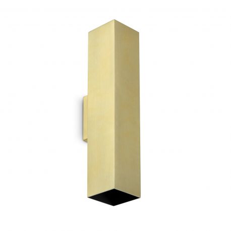 Aplice, corpuri de iluminat pentru pereti - Aplica de perete ambientala LOOK AP2 SQUARE D60 H300 OTTONE