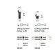 Pendule, Lustre suspendate - Lampa de masa moderna BLOOM TL1 BIG NERO