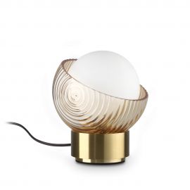 Pendule, Lustre suspendate - Lampa de masa moderna BLOOM TL1 SMALL OTTONE