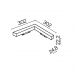 Spoturi, Proiectoare pe sina - Modul LED pentru sina magnetica Basis Angle Exility 2700-6000K 24W 120 grade Dim Smart