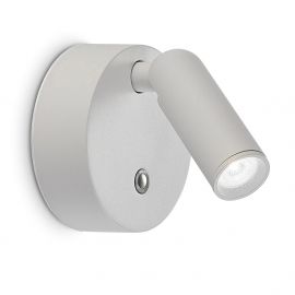 Aplice, corpuri de iluminat pentru pereti - Aplica cu spot LED BEAN AP ROUND RECHARGEABLE BIANCO