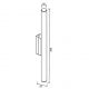 Iluminat pentru baie - Aplica baie LED IP44 4000K 12W Antiga auriu