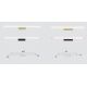 Iluminat pentru baie - Aplica baie LED IP44 4000K 12W Antiga auriu