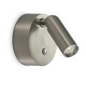 Aplica cu spot LED BEAN AP ROUND RECHARGEABLE NICKEL