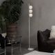 Lampadare - Lampa de podea moderna BINOMIO PT3 NERO