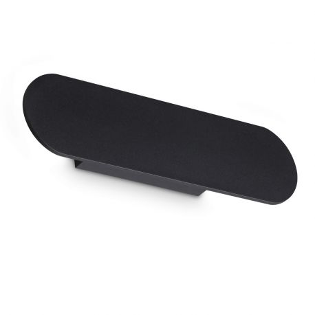 Aplice, corpuri de iluminat pentru pereti - Aplica LED ambientala ZIG ZAG AP D33 ROUND NERO 3000K