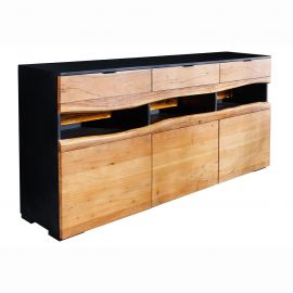 Comode - Comoda din lemn masiv GRAND ACACIA 180cm cu iluminat