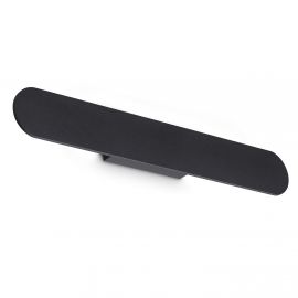 Aplice, corpuri de iluminat pentru pereti - Aplica LED ambientala ZIG ZAG AP D54 ROUND NERO 3000K