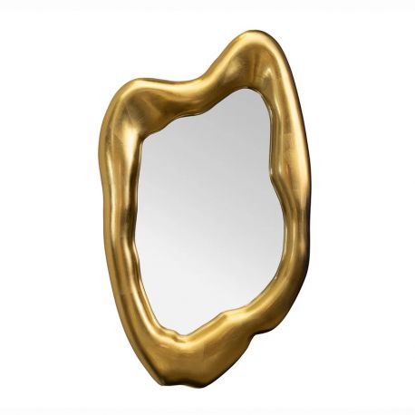 Oglinzi - Oglinda de perete decorativa AURA 90cm auriu