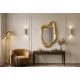 Oglinzi - Oglinda de perete decorativa AURA 90cm auriu