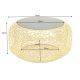 Masute Living - Masuta de cafea design modern Spin 75cm auriu