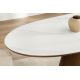 Mese extensibile - Masa extensibila, Ceramica Alba, Furnir nuc, UNIQUE 160-200cm