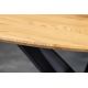 Mese dining - Masa rotunda HELIX 120cm stejar natur